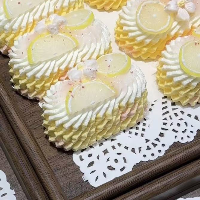 Lemon Triple Cream Cake Squishy — sold individually