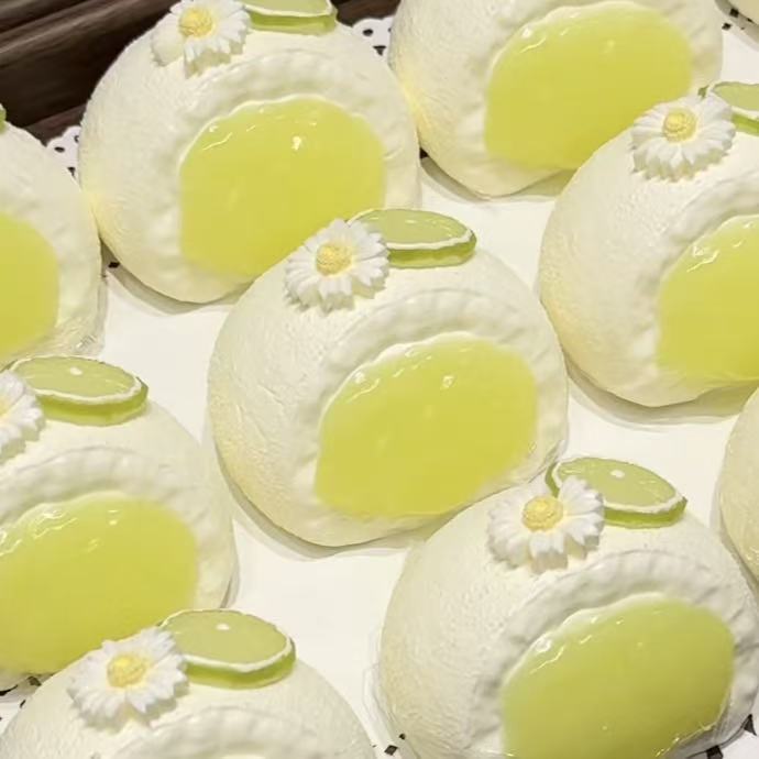 Lime Mochi Bite Squishy — sold individually