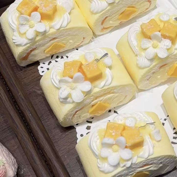 Mango Cream Roll Squishy — sold individually
