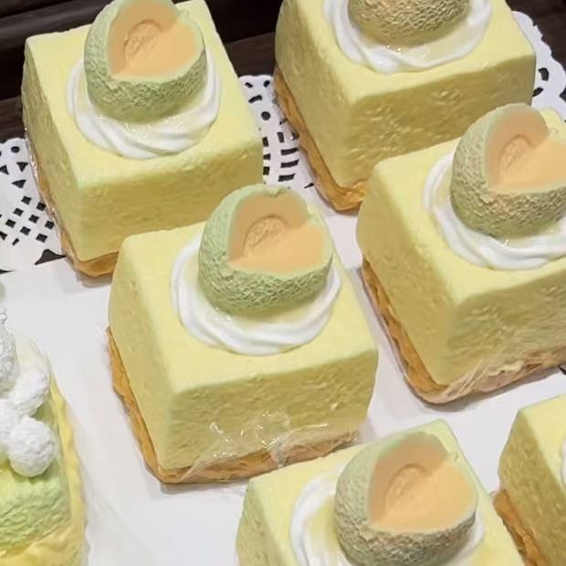 Melon Cream Cube Squishy — sold individually
