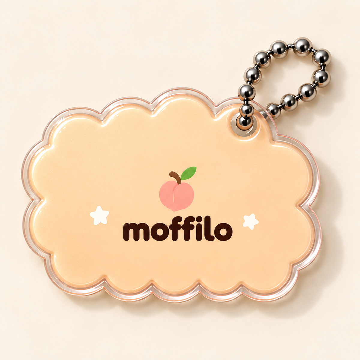 Moffilo Peach Cream Charm — Back
