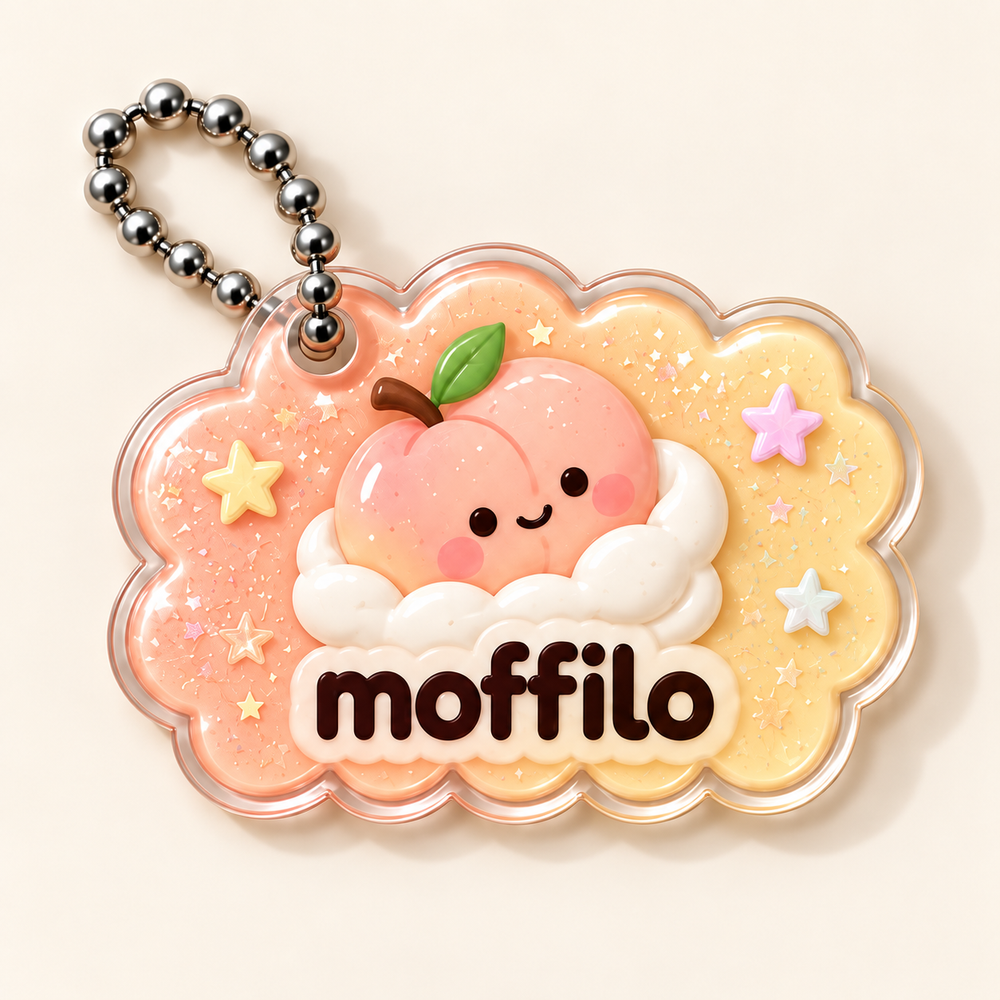 Moffilo Peach Cream Charm — Front