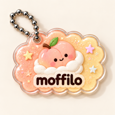 Moffilo Peach Cream Charm — Front