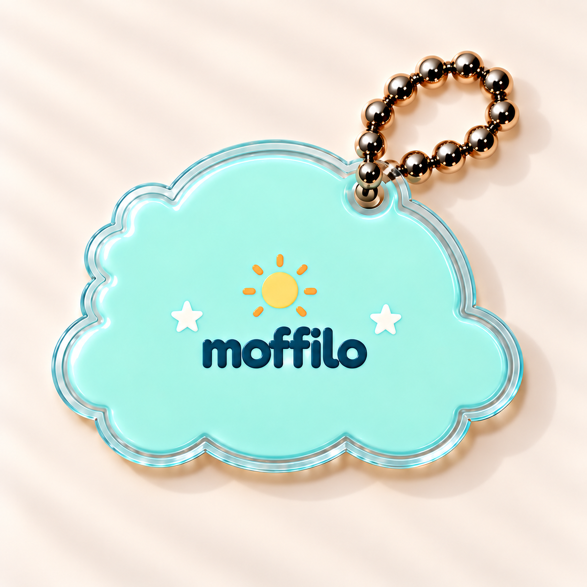 Moffilo Sunny Rainbow Charm — Back
